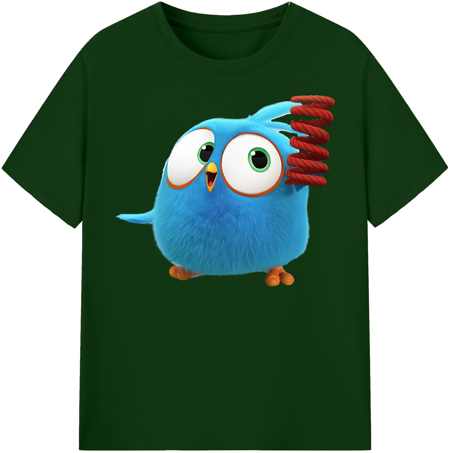 （画像用） Angry Birds アングリーバード 綿100％半袖Tシャツ（フロントプリント）